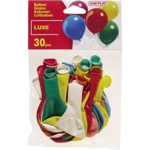 LOT 30/60/90 Ballons Nacrés NOIR ROUGE 30 cm anniversaire, fête, mariage -  PROMO