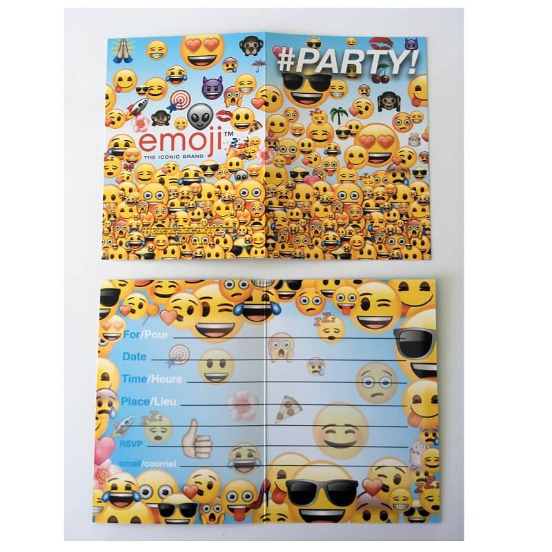 Cartes Emoji Pour Inviter Les Amis