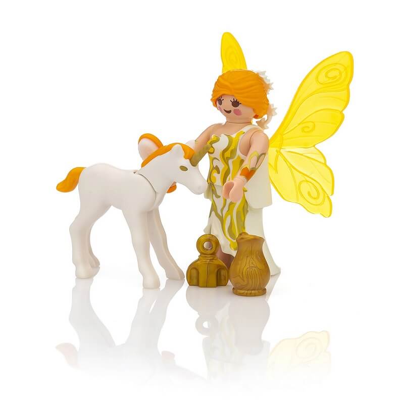 Playmobil Figurines Licorne Fées Bébé Dragons Blancs Princesse de