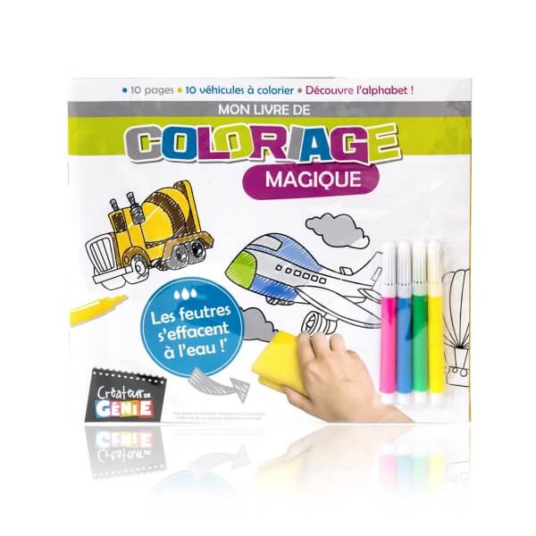 Livre de coloriage magique et éducatif effaçable