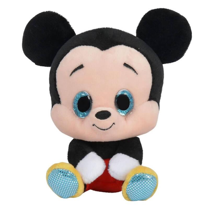 Peluche Mickey Disney aux grands yeux brillants toute douce