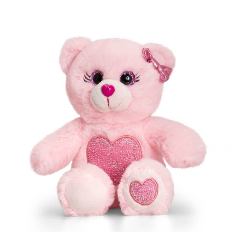 peluche ours rose