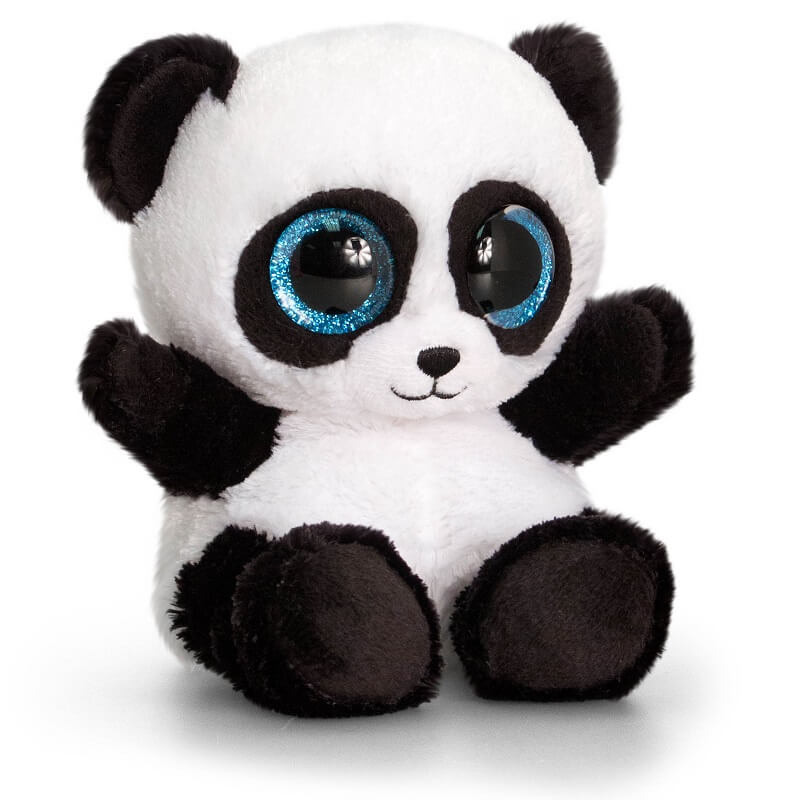 Peluche panda aux gros yeux Animotsu Keel Toys
