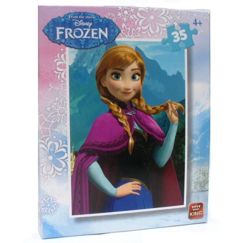 Puzzle avec Anna de La reine des neiges Disney