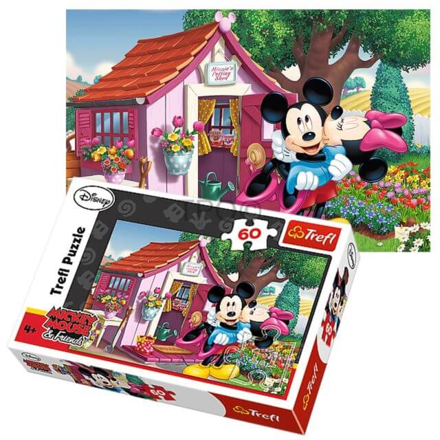 Puzzle Minnie Disney enfant dès 4 ans - Puzzle qualité Treft