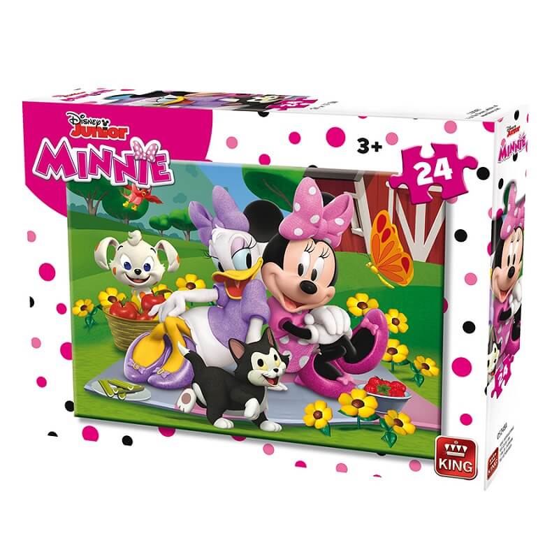 Puzzle Minnie et Daisy Disney pour enfant de 3 ans et plus.