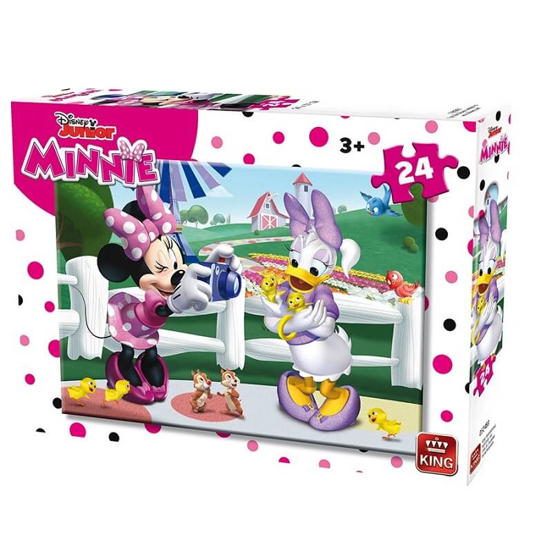 Puzzle Minnie et Daisy Disney - Puzzle enfant 3 ans et plus.